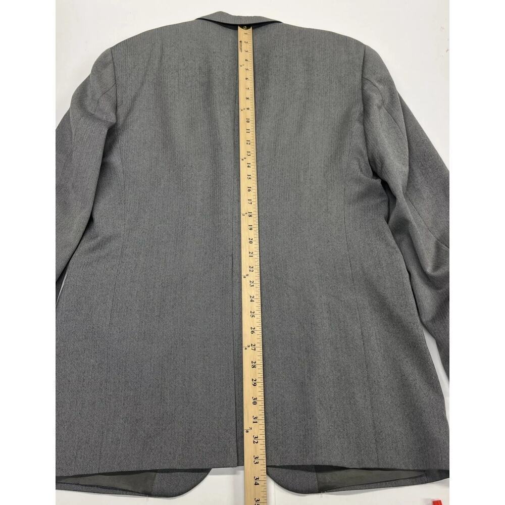 VTG Ralph Lauren Polo University Club Wool Herringbone Blazer Sz 42L USA Made - Picture 14 of 16